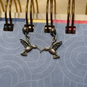 Sterling Silver Hummingbird Earrings